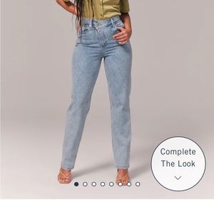 Abercrombie Jeans - Curve Love Ultra High Rise 90s Straight Jean
